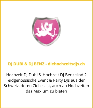 Die Hochzeits-DJs aus der Schweiz