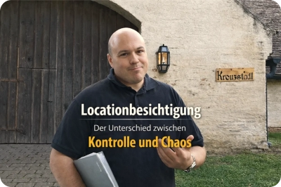 Hochzeitslocation – DJ Rusty bei der Besichtigung